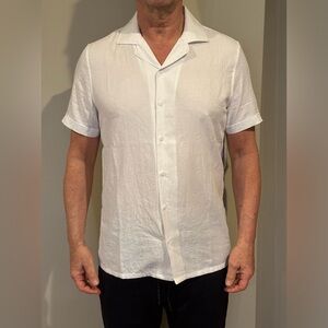 Karl Lagerfeld - Short Sleeve Light Weight Button Up/Men’s M (NWT)
